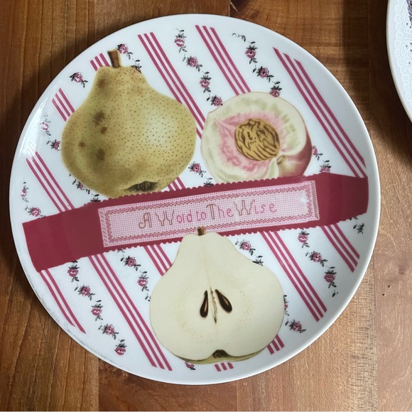 3 Three Gloria Vanderbilt Fond Memories Coquette Tastesetter Sigma 472 8" Plates - Picture 3 of 7